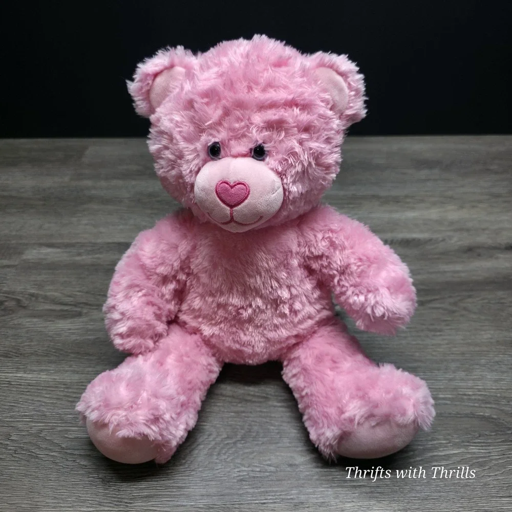 Build A Bear - Pink Teddy Bear - 16